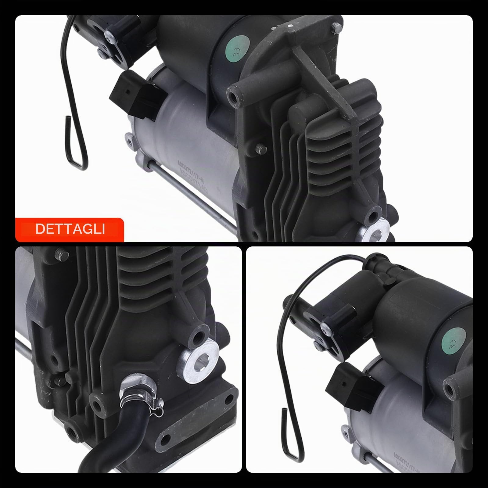 Frankberg Sospensioni pneumatiche Compressore Compatibile con X5 E70 X6 E71 E72 Replace# 37206859714