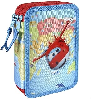 Super Wings 2700000189 - Set di cancelleria con Astuccio Blu