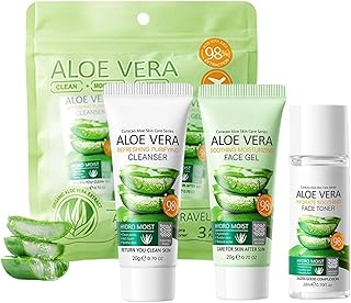 Juego de cuidado de la piel facial de aloe ve...