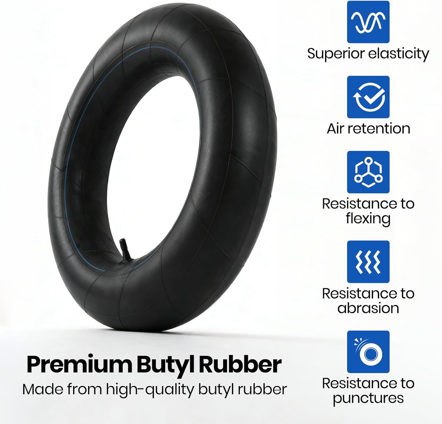 AR-PRO 7.5/8.5/9.5-L14/L15 Heavy Duty Tractor & Implement Inner Tube with TR15 Valve Stem – Premium Butyl Rubber Multi-Fit Tire Tube – 2 Pack