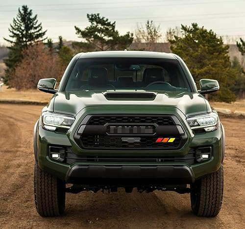 Miniatura 9 de Calcomanía de emblema tricolor para Toyota Tacoma 4Runner Tundra Rav4, accesorios para parrilla, capó de guardabarros, falda lateral, parachoques y