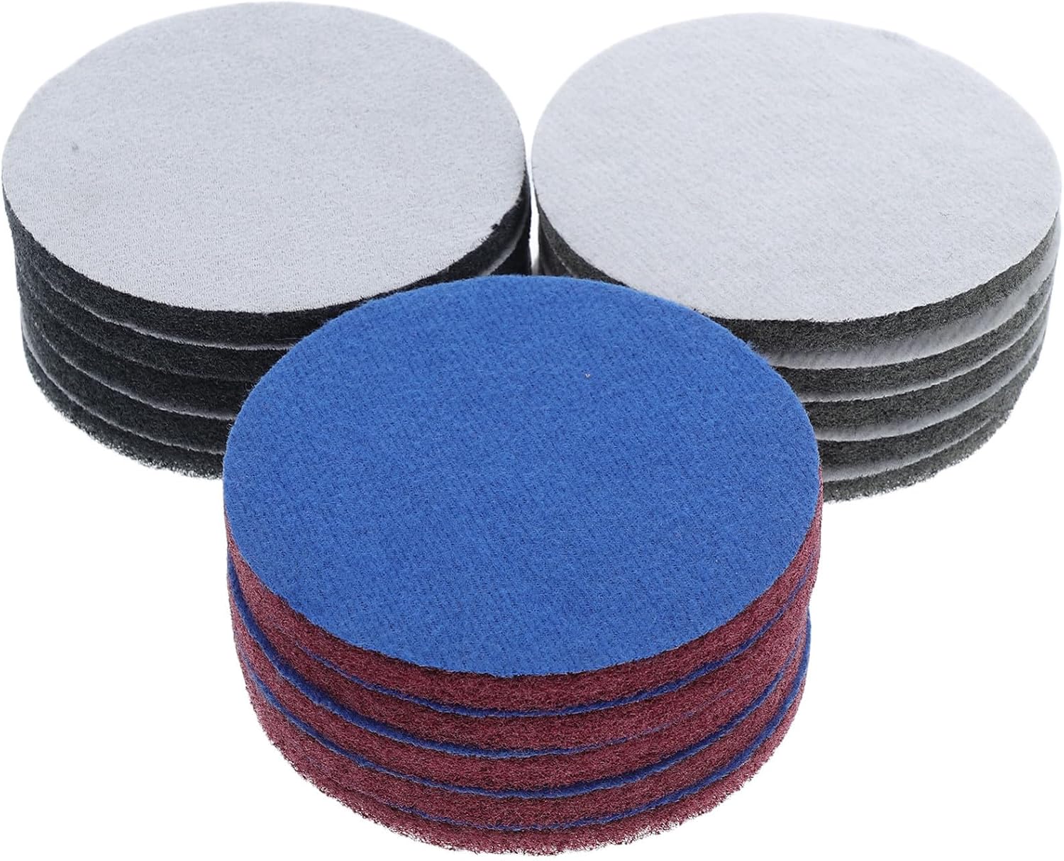 15pcs Heavy Duty Drill Brush Scouring Pads Made of Alumina for Glass and Stainless Steel with Versatile Use and Effortless for Household Cleaning