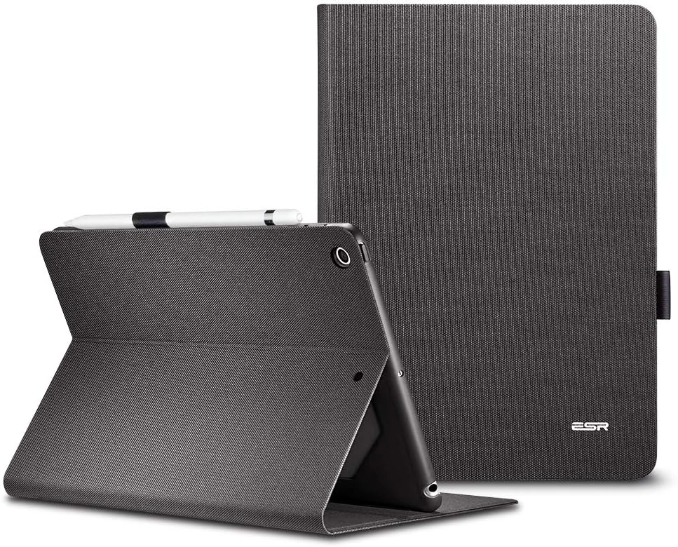 ESR Urban Premium Folio Case for iPad 9.7 2018/2017, [iPad Pencil Holder], Book Cover Design, Multi-Angle Viewing Stand, Smart Cover Auto Sleep/Wake for iPad 9.7" 2018/2017 (Twilight)