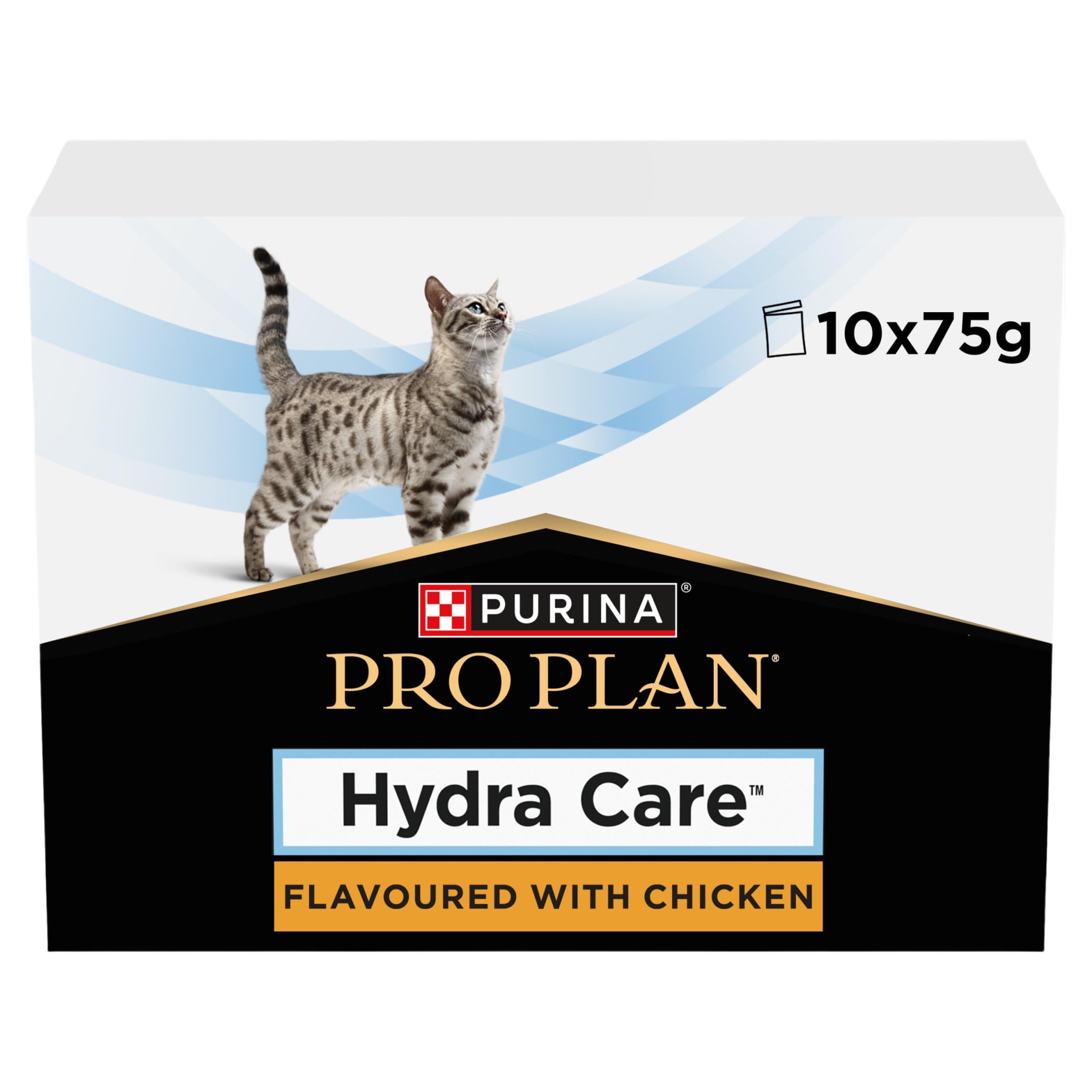PRO PLAN HC Hydra Care Cat Supplements 10x75g (Pack of 6)