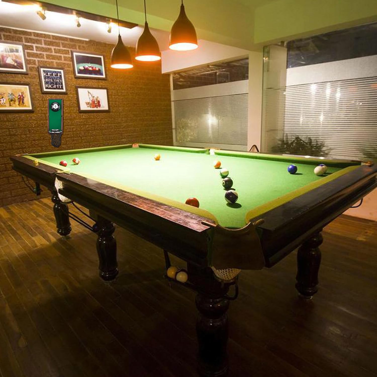 Beer Gifts for Men Dad, Billiard Ball Beer Bottle Opener Wall Mounted with Catcher, Unique Billiards Accessories for Men Him Boyfriend Grandpa Husband Uncle, Perfect for Billiards Room Decor