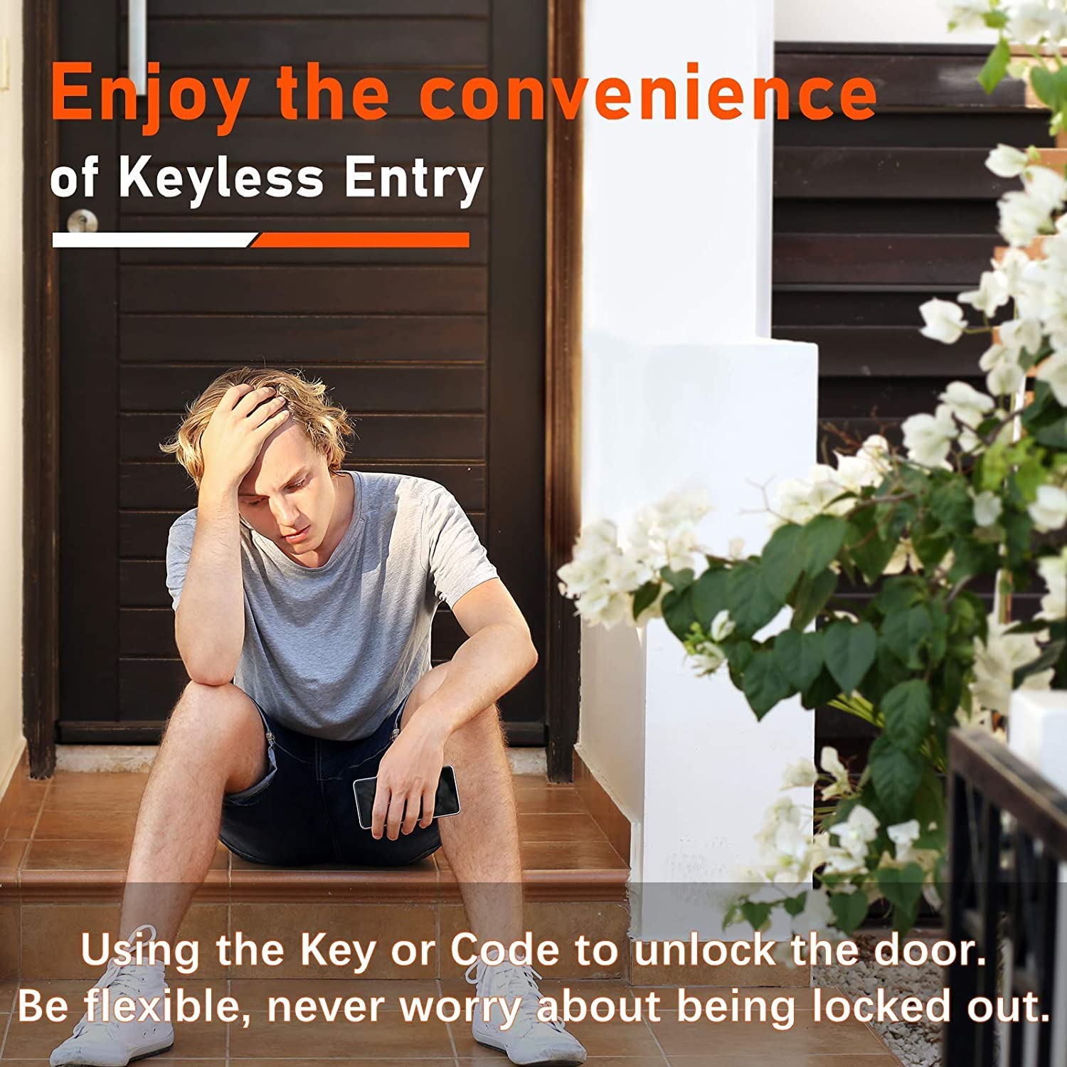 Electronic Keyless Entry Door Lock, Zomoss Keypad Deadbolt Lock