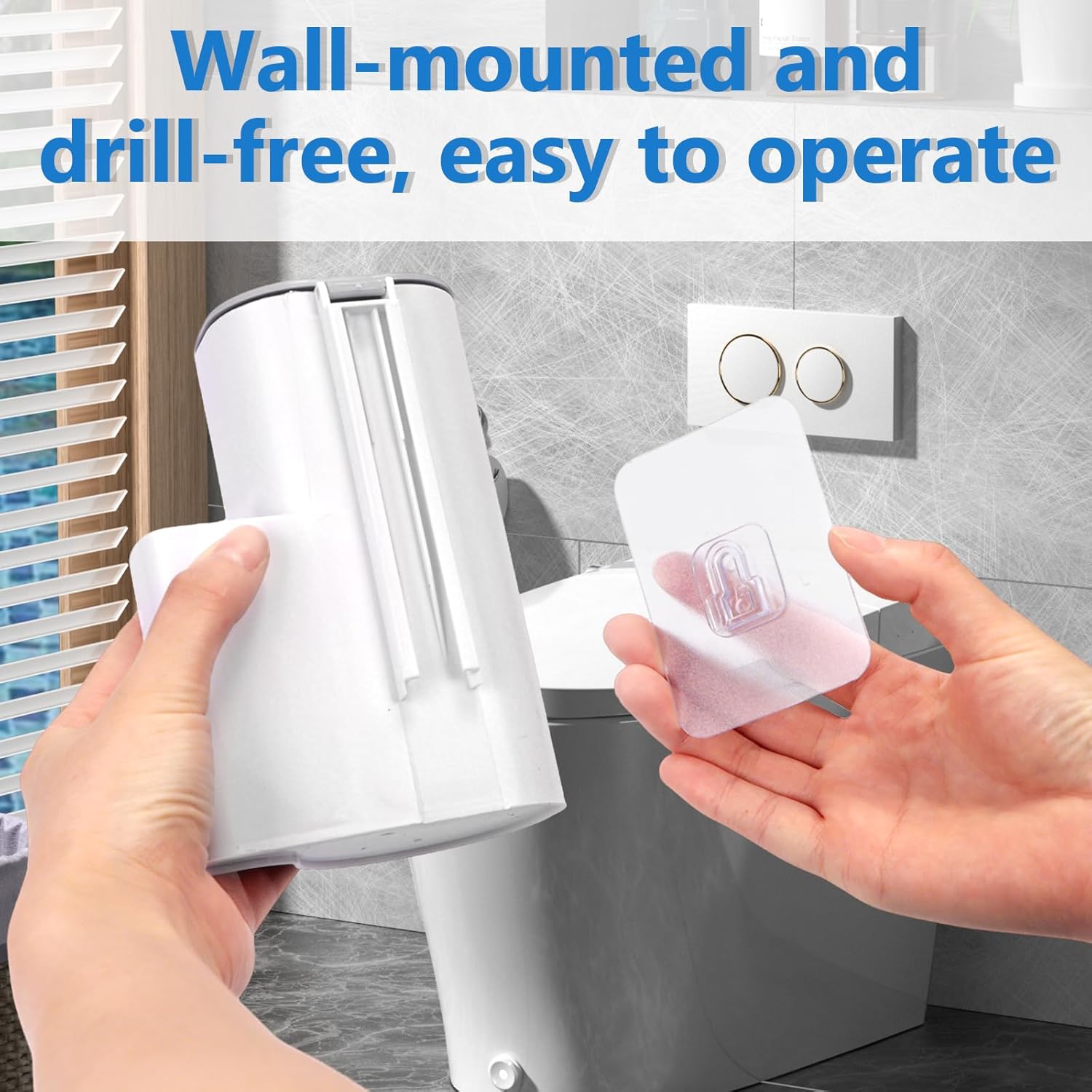 2 Pack Disposable Toilet Bowl Cleaner Wand and Holder Set, Toilet Brush Disposable with 48 Cleaner Refills Extended Handle for Toilet Bowl Cleaners Disposable, Bathroom Cleaning, Bathtub