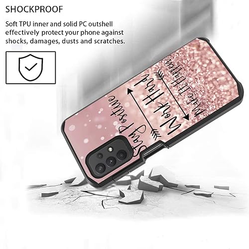 Miniatura 8 de Funda para Samsung Galaxy A23 5G, PC duro híbrido y silicona suave de doble capa a prueba de golpes funda protectora para Samsung Galaxy A23 4G5G de