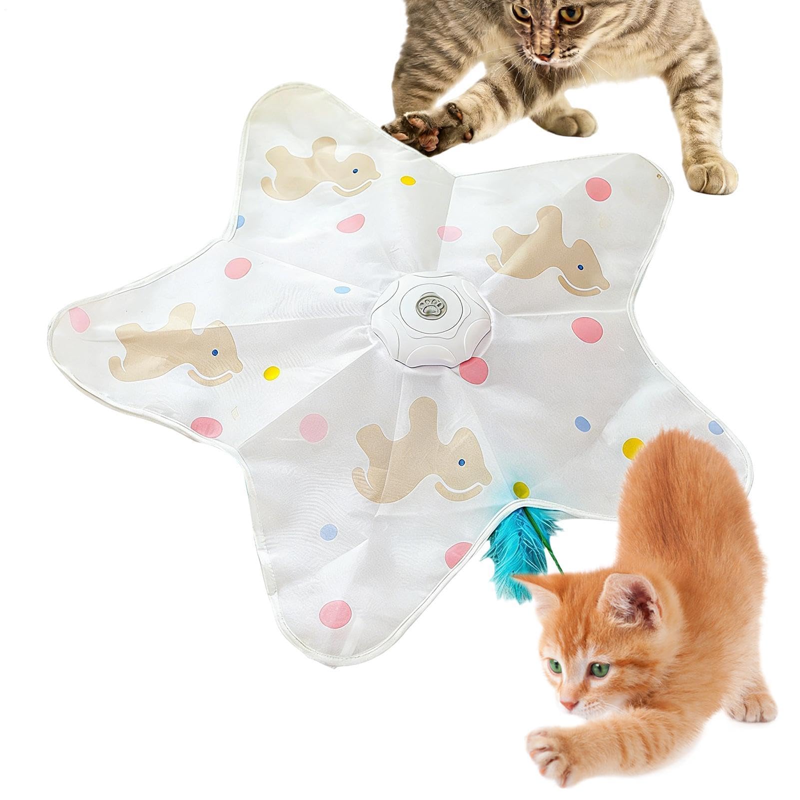 Juguetes interactivos para gatos Veasbuu recargables USB que activan el instinto de caza