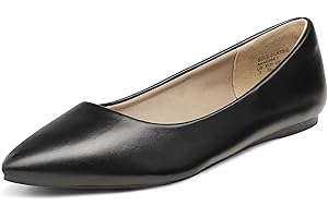 Women's Casual Pointed Toe Ballet Comfort Soft Slip On Flats Shoes
