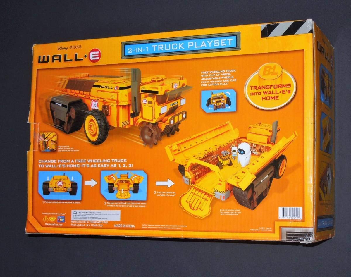 Amazon.co.jp: 未使用品 WALL・E ウォーリー 2-in-1 Truck Play Set 