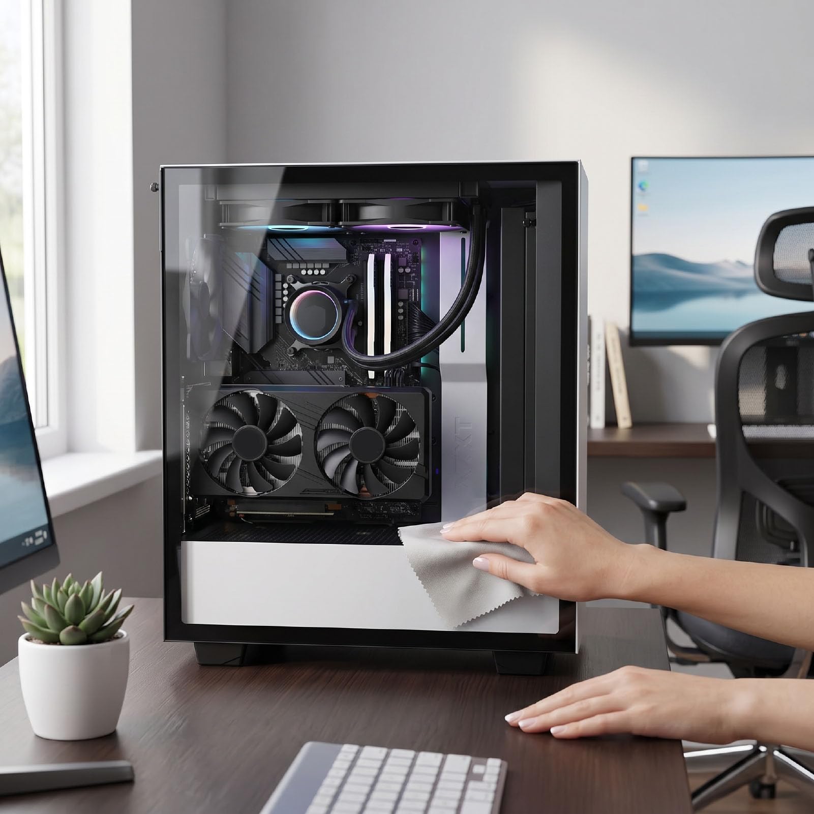 XUMIUZIY Karta Graficzna, 192-bitowa Karta Graficzna PCI Express 3.0 X16 6 GB GDDR5 do Gier z Podwójnym Wentylatorem 1xinterfejs Multimedialny Wysokiej Rozdzielczości 2xDisplayPort