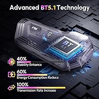 Vista 5 de Moman H4Plus - Casco de motocicleta de un solo uso, casco inalámbrico con asistente de voz AI, resistente al agua, IPX6, cancelación de ruido, casco