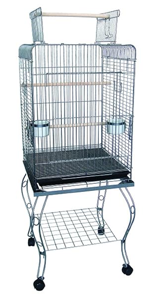 YML Parrot Cage, 28-Pound, Antique Copper