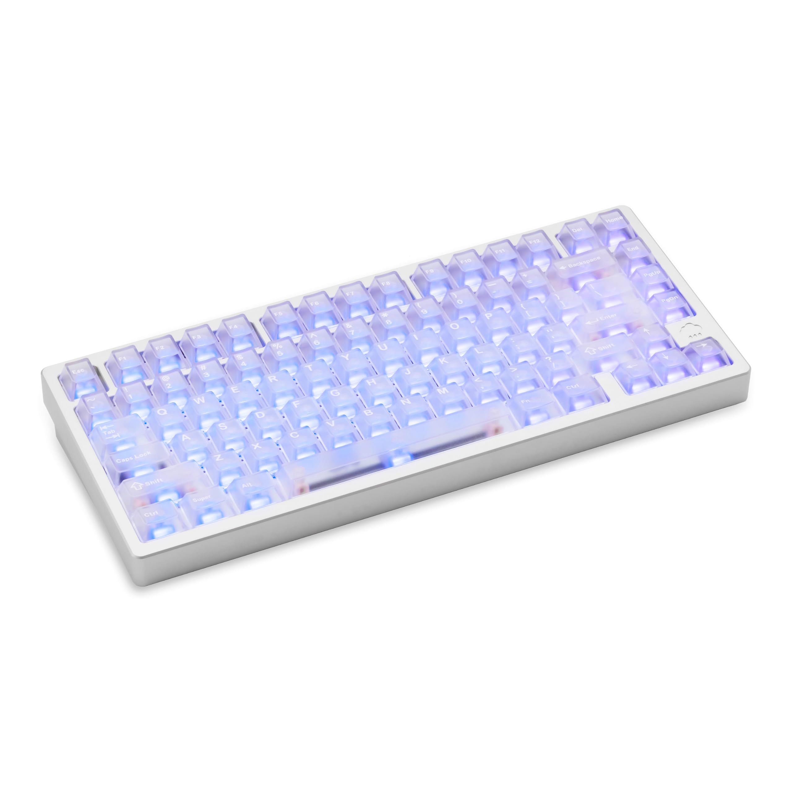 【ほぼ新品】WOBKEY Rainy75 ホワイト メカニカルキーボード Amazon | 【WOBKEY Rainy 75キーボード】雨音のような打鍵音
