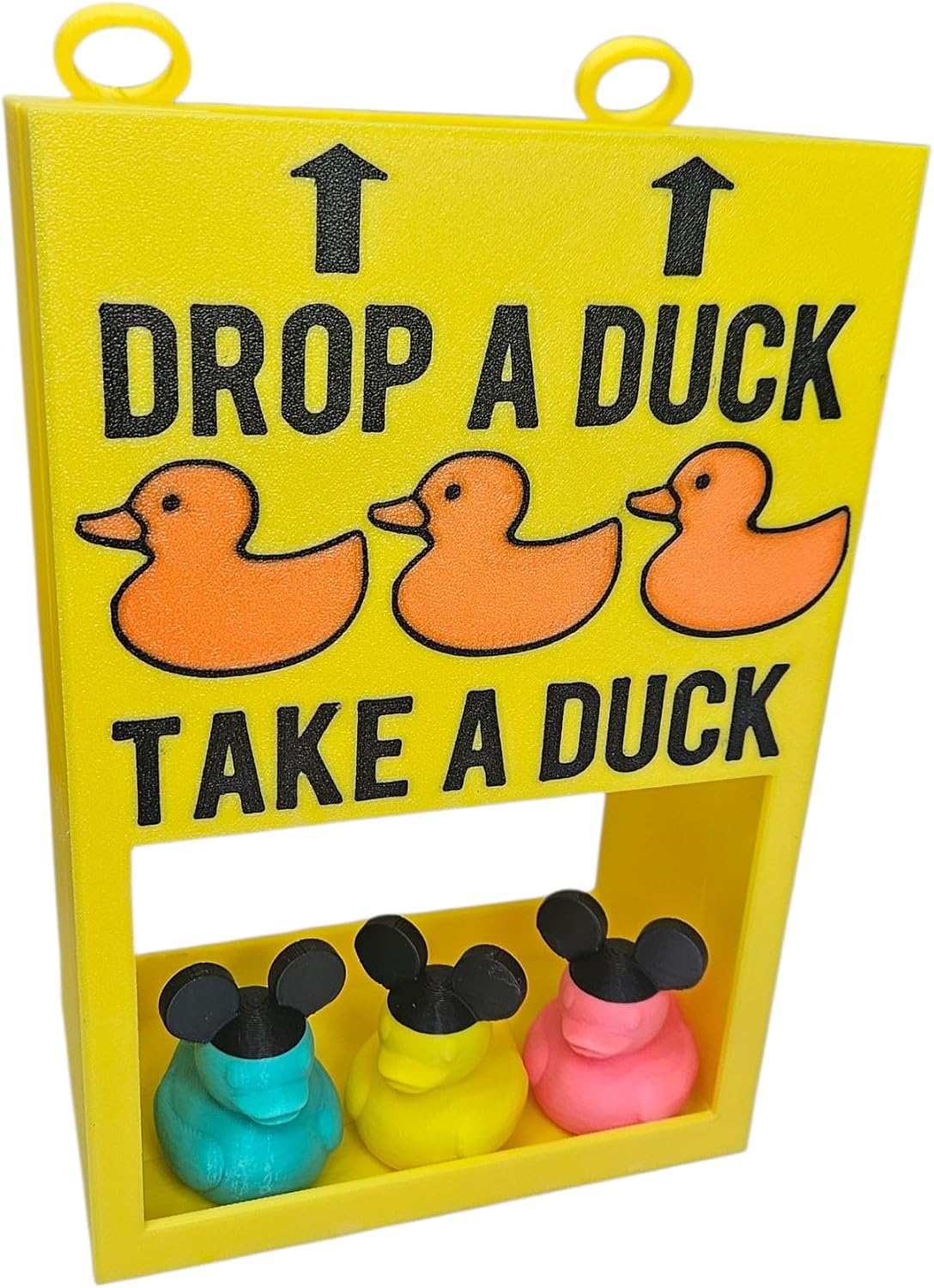 Take a Duck Leave a Duck for Cruising Door Decor Magnetic Mailbox for Ducks (Yellow)