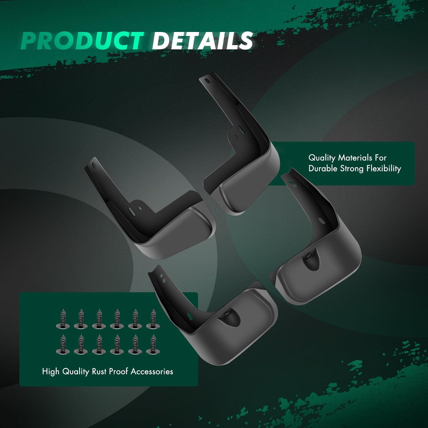SCITOO Mud Flaps Fit for Hyundai Elantra 2011-2016