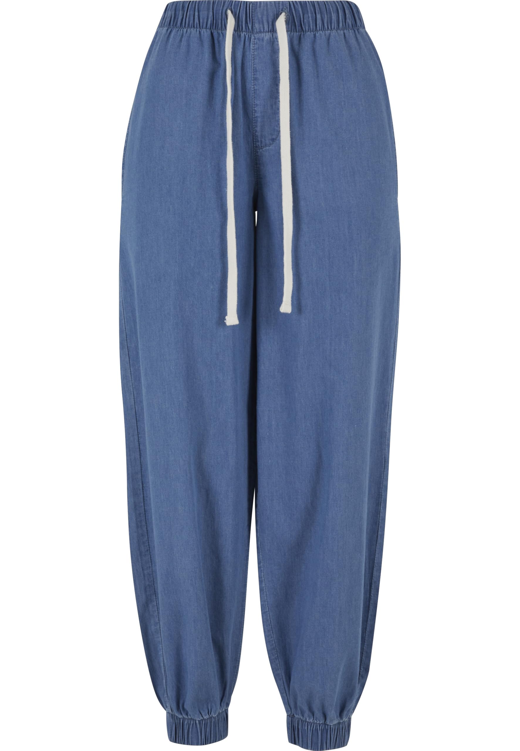 Urban Classics Damskie Spodnie Dresowe Light Denim - Spodnie Kobiety