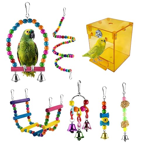QeeHeng Bañera para pájaros, caja de baño para pájaros