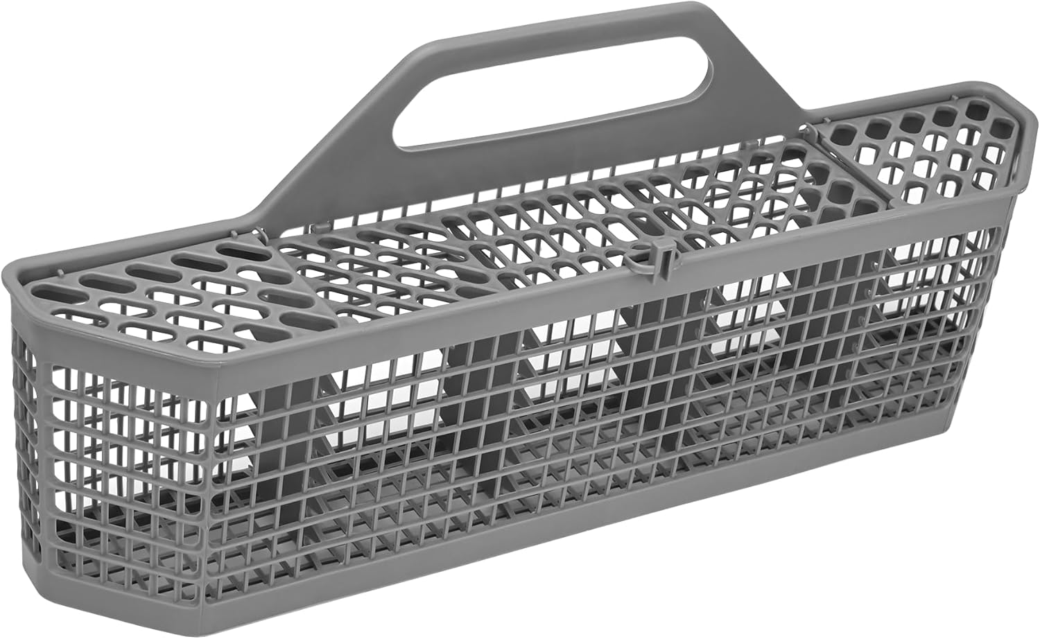 WD28X10128 Universal Dishwasher Silverware Basket 19.7"x 3.8"x 8.4" Gray Fit for G-E Dishwasher Replace WD28X10127 WD28X10131 WD28X10132 PS959351 WD28X10127, AH959351 WP8562043