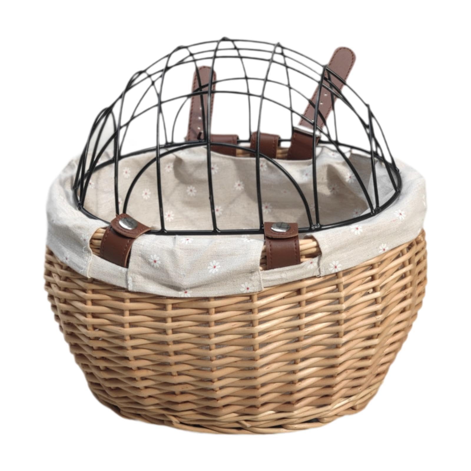 Panier de transport pour animaux chien chat guidon avant vélo en bois