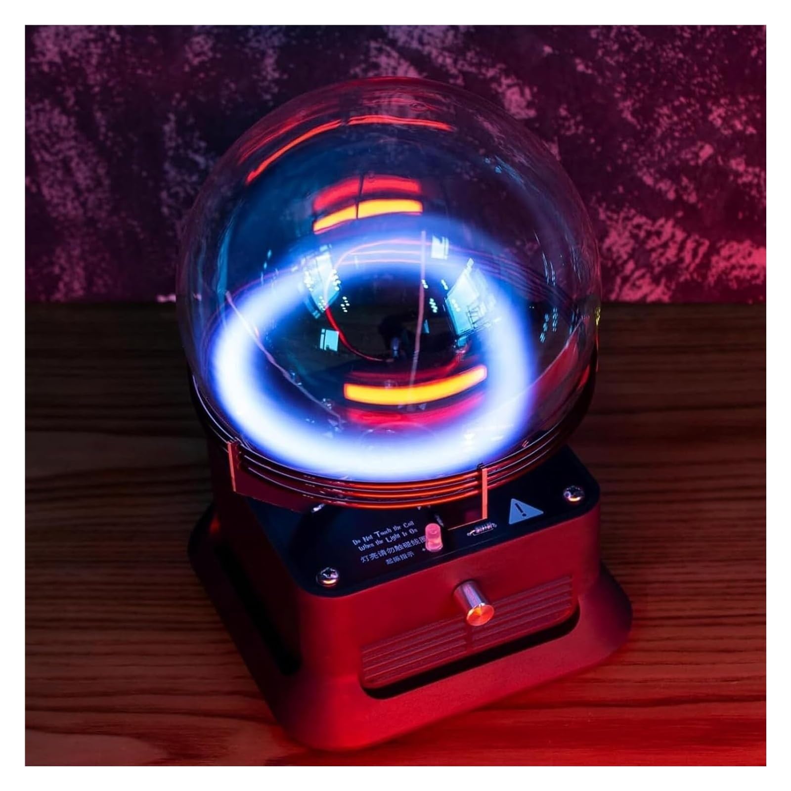 Toroid-Schaltkreis-Plasma-Ringantrieb-Plasmakugel, kompatible Glaskugel mit Außendurchmesser 13 cm, for Partydekoration, skurrile Geschenke, wissenschaftliche Bildung
