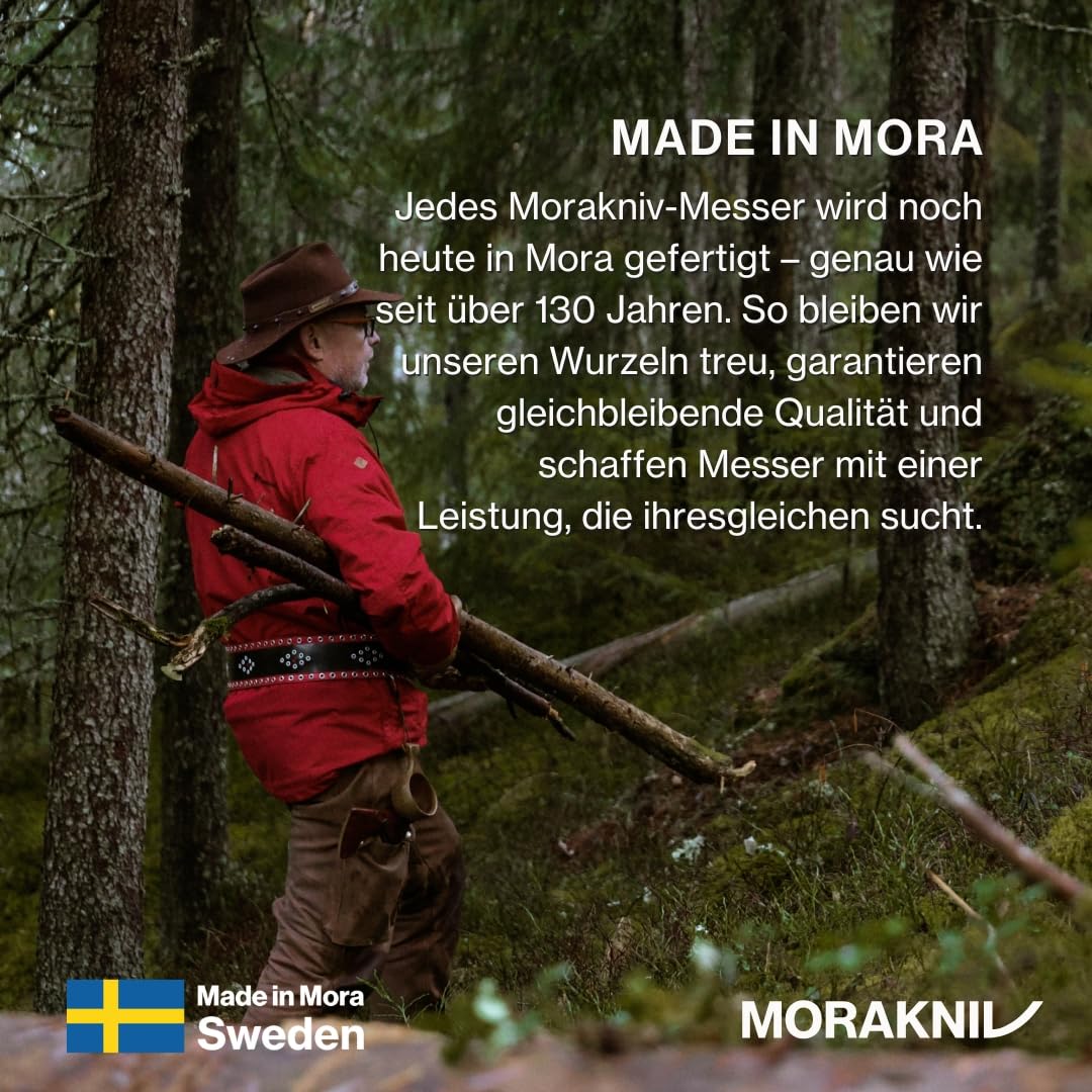 Morakniv Outdoor Messer mit Scheide - 2-Pack Grün/Orange - Mora Companion HeavyDuty C - 3,2 mm - Jagdmesser Feststehende Klinge aus Kohlenstoffstahl - Hergestellt in Schweden - Survival Messer