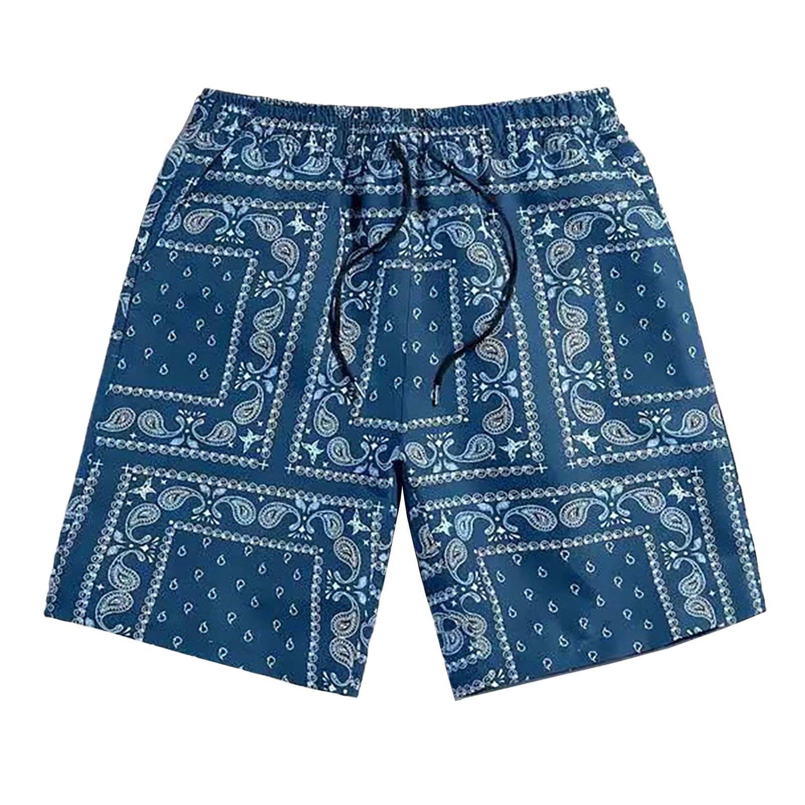 MECH-ENG Mens Paisley Shorts Workout Boxing Running Shorts Bandana Boho Lightweight Drawstring