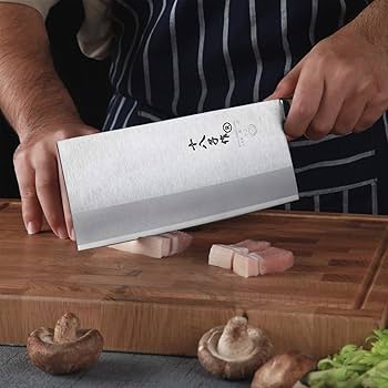SIMESABA☆ Amazon.com: SHI BA ZI ZUO 8-inch Professional Cleaver
