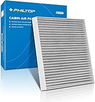 Vista 10 de PHILTOP Filtro de aire de cabina, ACF058 (CF10361) Reemplazo para Cobalt, HHR, G5, Ion, Pursuit, Filtro de Cabina Premium con filtro de carbón
