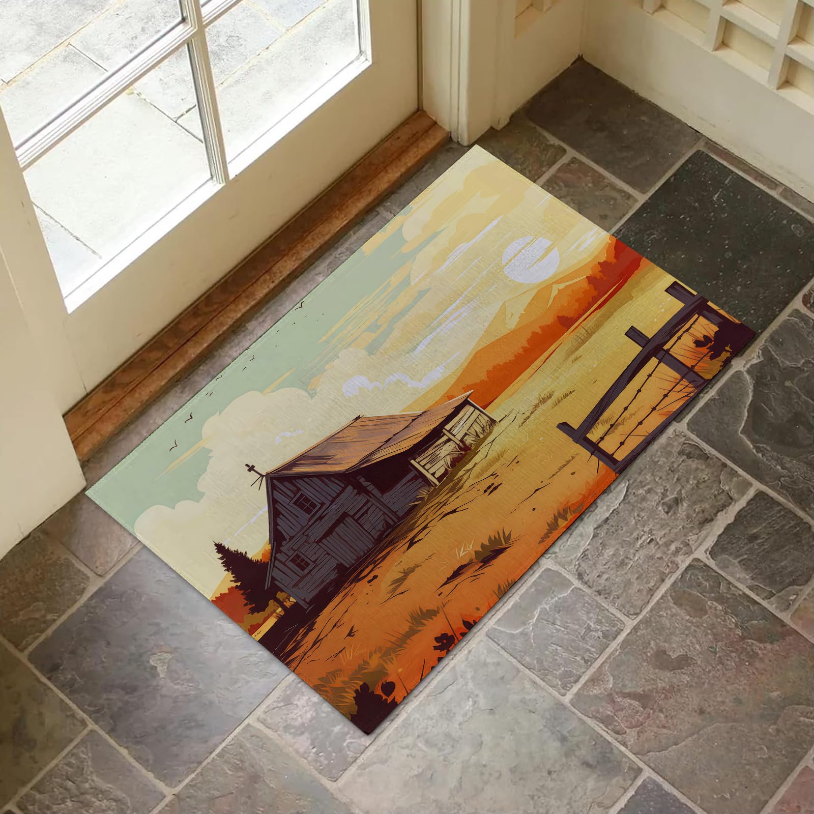 Paillasson d'entrée de maison 43 x 75 cm : l'idée cadeau idéale pour une crémaillère