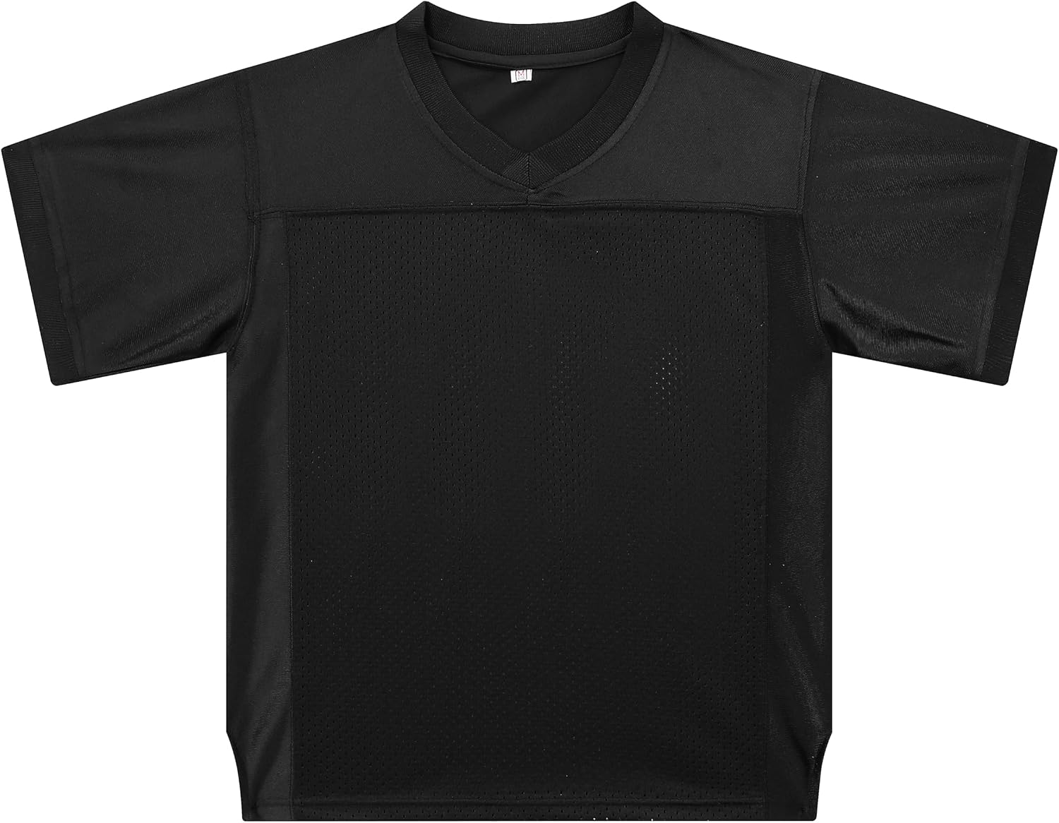 Youth Blank Football Jersey Mesh Athletic Football Shirt Practice Sports Uniform