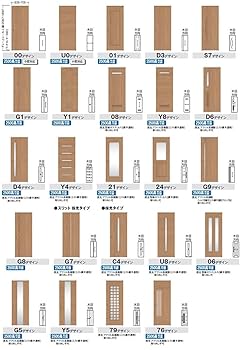 Amazon | 大建工業 アウトセット開き戸 扉&取付部材セット 鍵