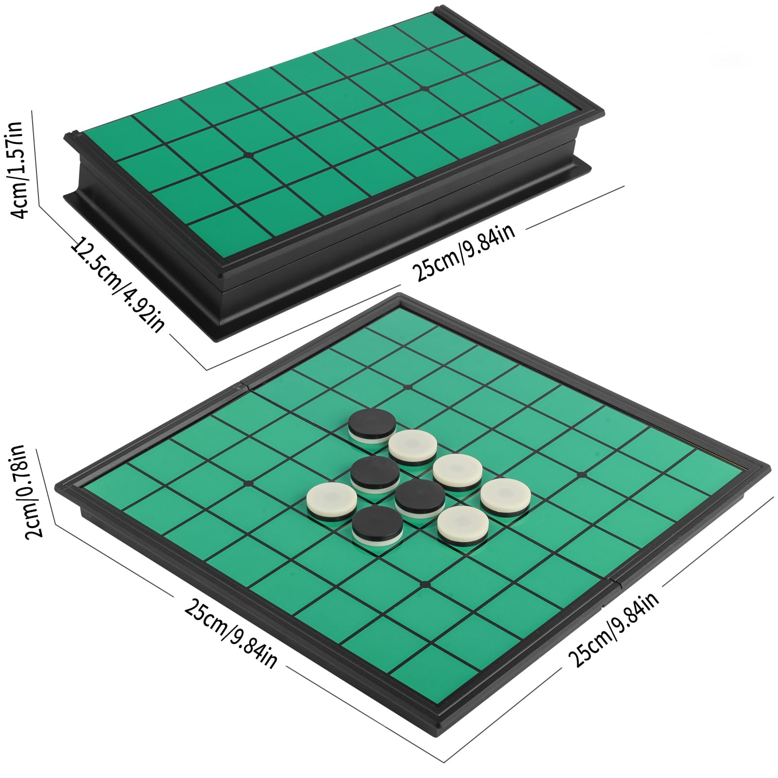 Andux Ensemble de Jeux de Planche Othello Magnétique Pliable CXYXQ-03 (M)