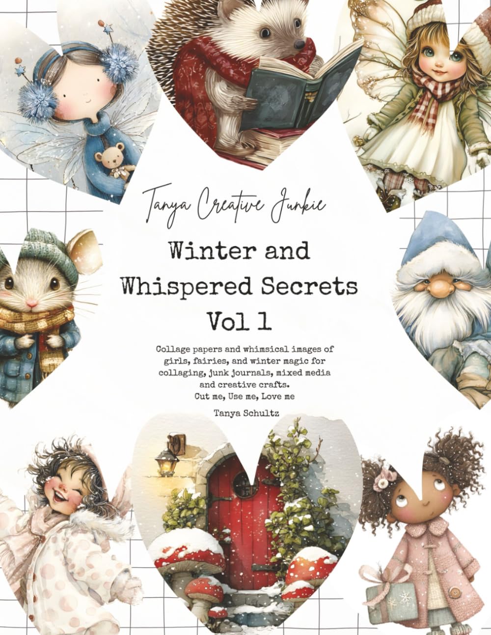 Mixed media et journaling album d'illustrations hivernales enchantées