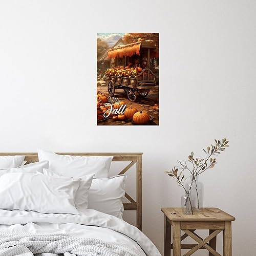 Miniatura 9 de Calcomanías de pared de bienvenida, murales divertidos, acuarela, ilustraciones de otoño, cuaderno de otoño, calcomanías de pared de vinilo, citas