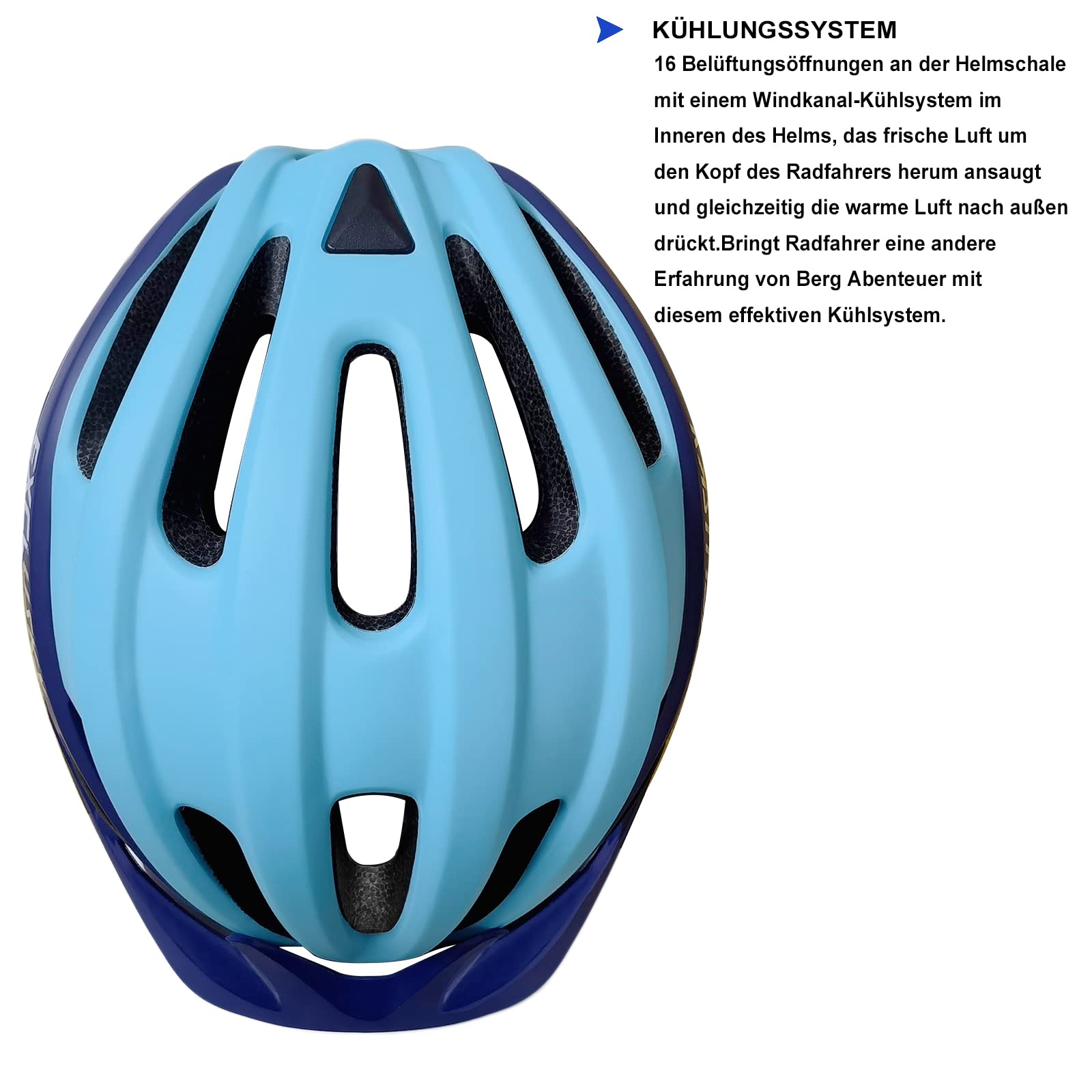 Exclusky Casco Bici Uomo MTB con Striscia Riflettente Casco MTB Enduro Uomo Casco Bici Donna Regolabile Casco Bici da Corsa Uomo Casco Ciclismo Casco Bicicletta Casco Bici con Visiera (56-61CM)