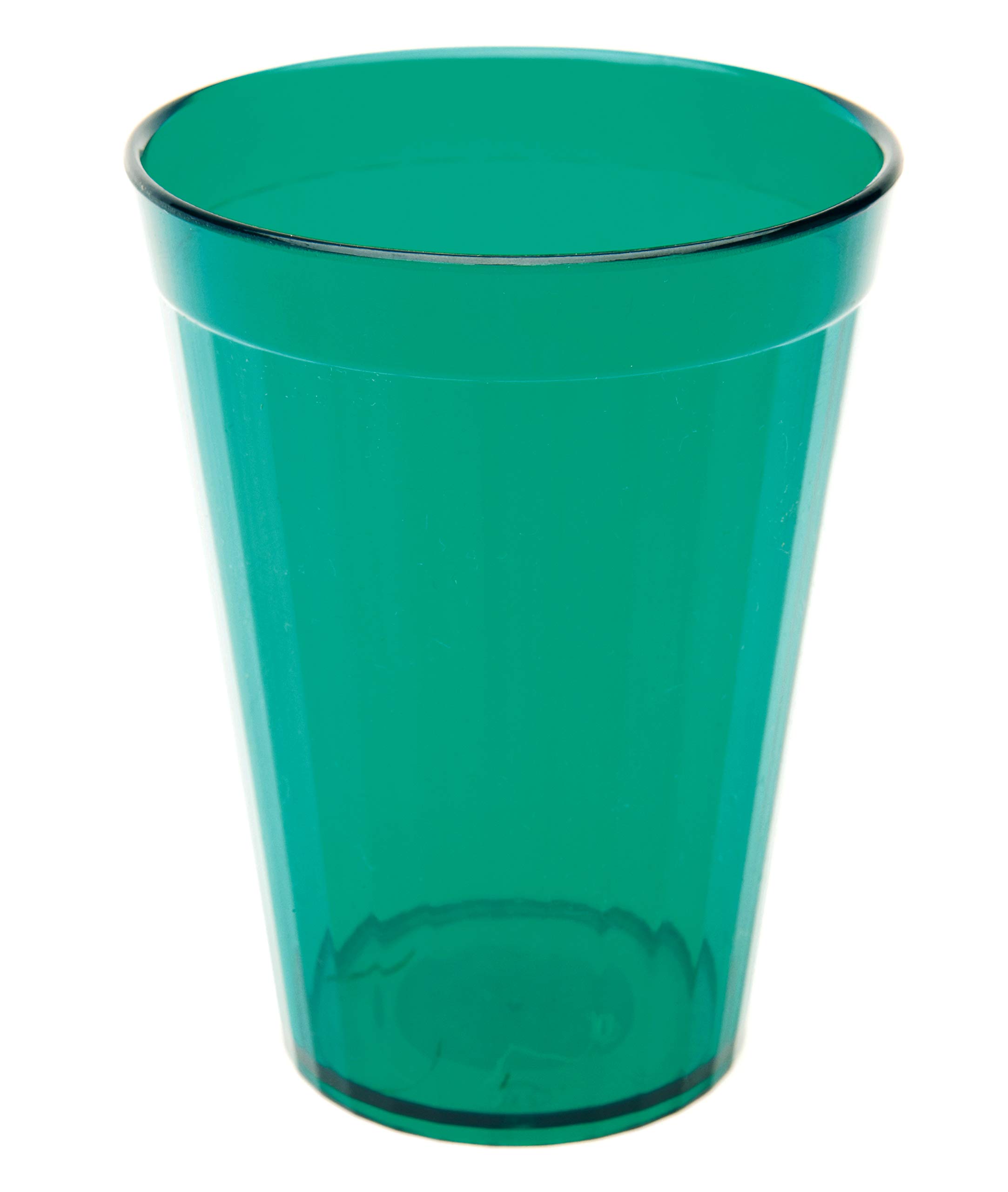 Harfield Translucent Green 200ml Cups Children's Tumblers (Pack of 6) Reusable Virtually Unbreakable Polycarbonate