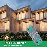 Vista 7 de 30W 24V LED Driver-Slim Power Supply-100/240V AC to 24V DC Constant Voltage LED Strip Lights Driver-24 Volt Replacement LED Driver-Low Voltage LED