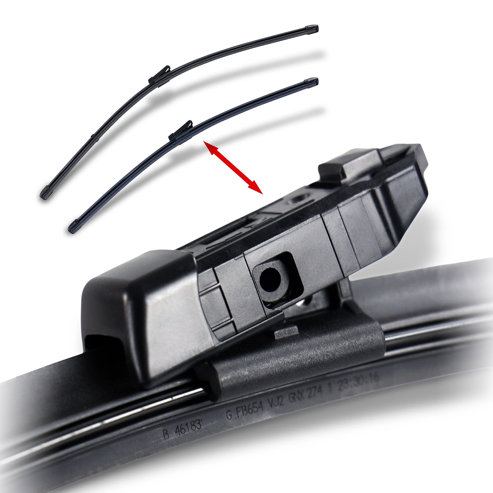 SWF Das Original 2x Limpiaparabrisas SF432 - Delanteras - 640 mm / 520 mm