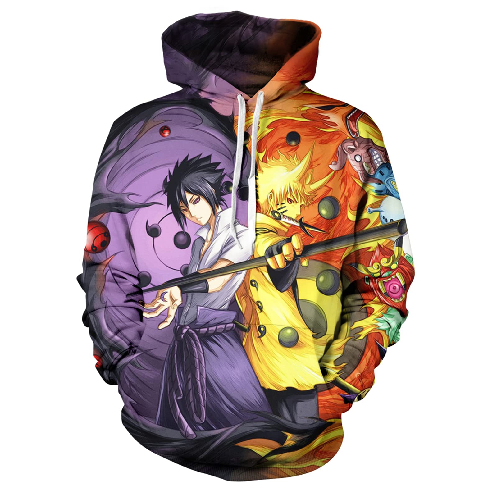 PipixianAnime 3d Printed Hoodie Sports Sweatshirt Men'S Hooded With Big Pockets