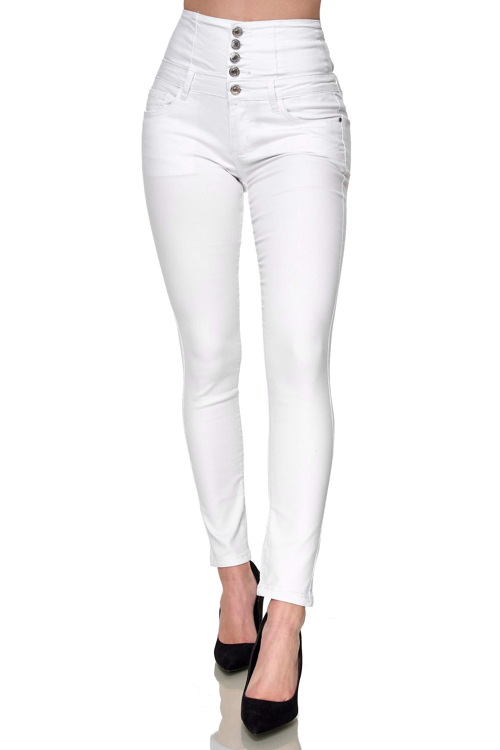 Elara Jeans Femmes Stretch Taille Haute Skinny Chunkyrayan