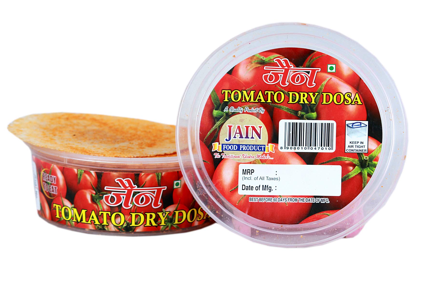 Jain Food Product Tomato Dry Dosa (100 g x 05 Pack)-image-35