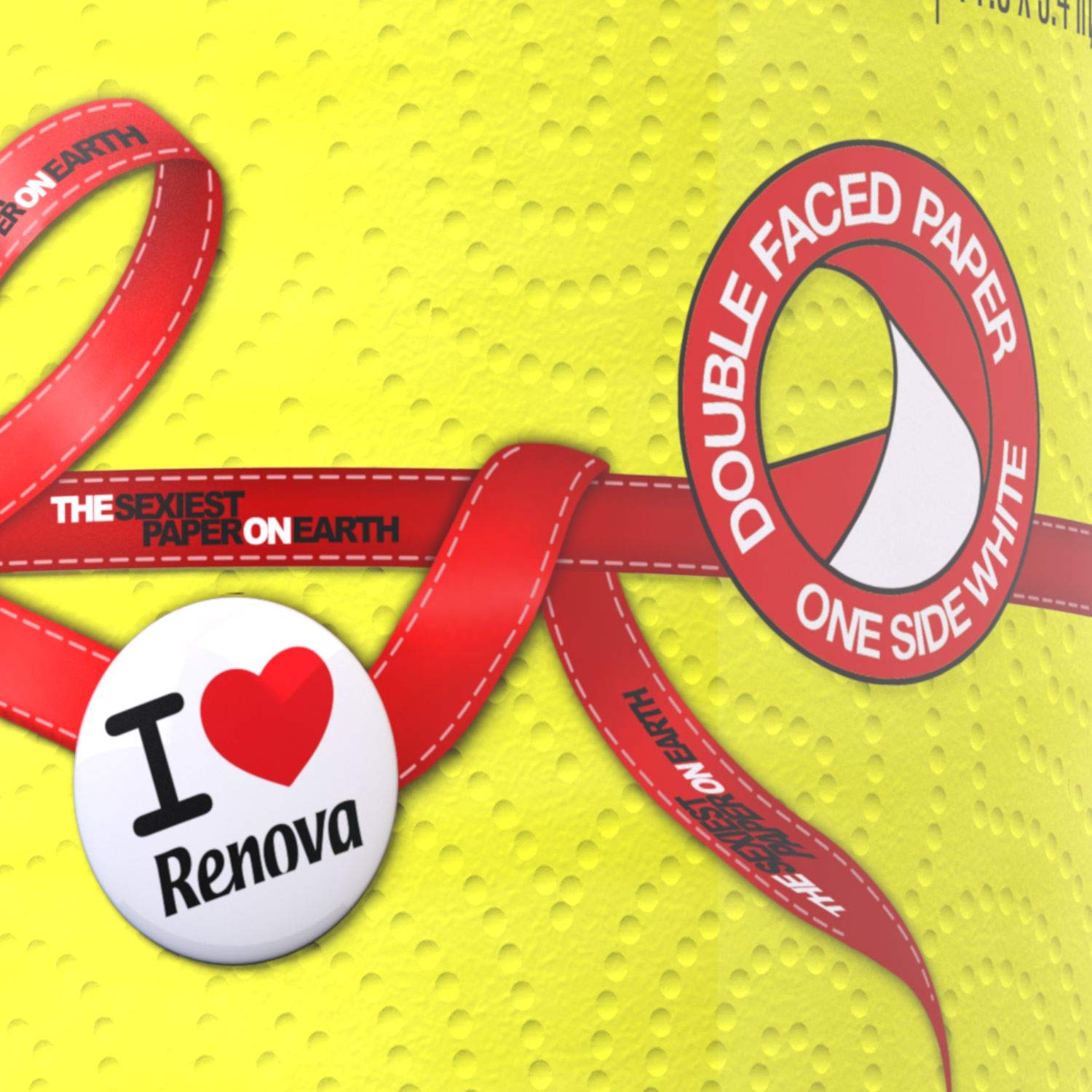 Renova Colored Paper Towels - Jumbo Roll, 2 Ply, 120 Highly