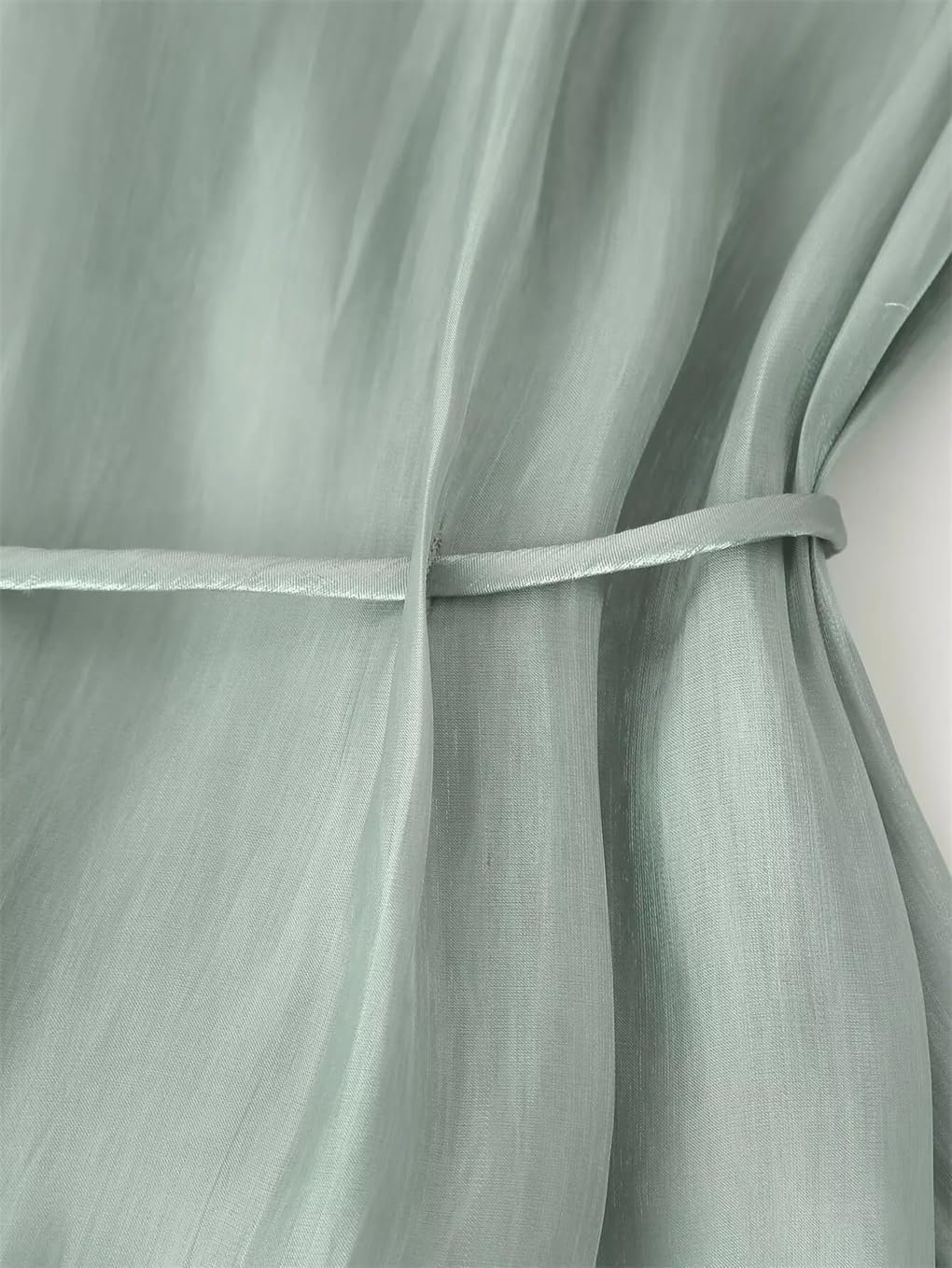 Women's Long-Sleeved Bow Waist Shirt