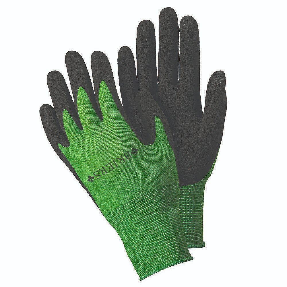 Bamboo Grips Green & Black Small/7 Gloves