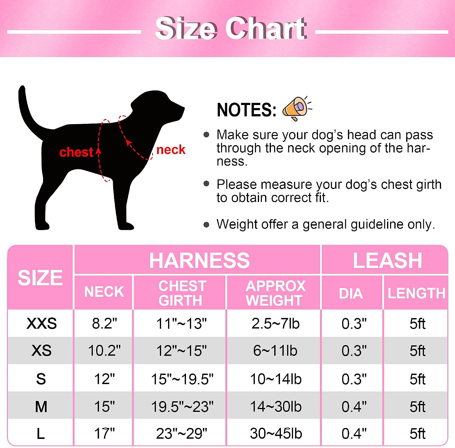 haapaw No Pull Dog Harness Double-Layer Mesh Soft Breathable Adjustable Puppy Dog Harnesses for Small Medium Dogs