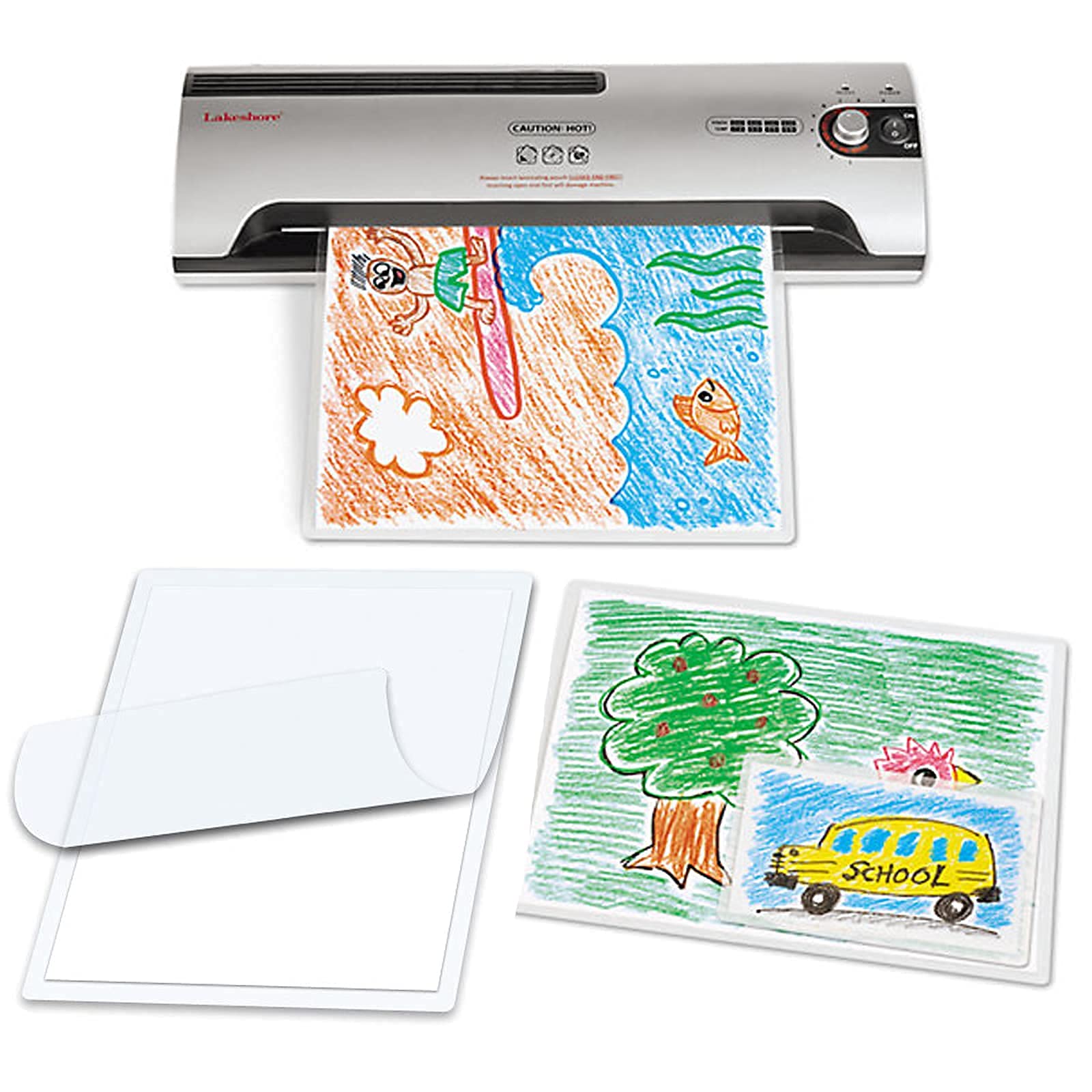 Sacchetti Laminazione Termica Sacchetti Per Plastificatrice Scotch - 50 Pezzi Formato Lettera, Pellicola Termica Ultra Trasparente Sacchetti Termici Formato Lettera 50 Pezzi - Foto 2