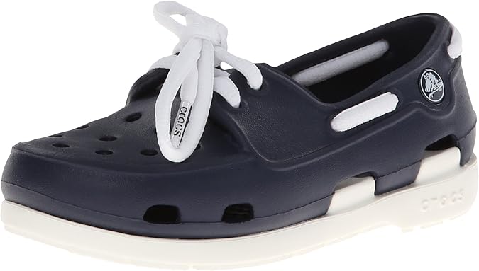 Amazon.com: Crocs Kids Beach Line Lace Boat Zapato PS : Crocs: Ropa,  Zapatos y Joyería