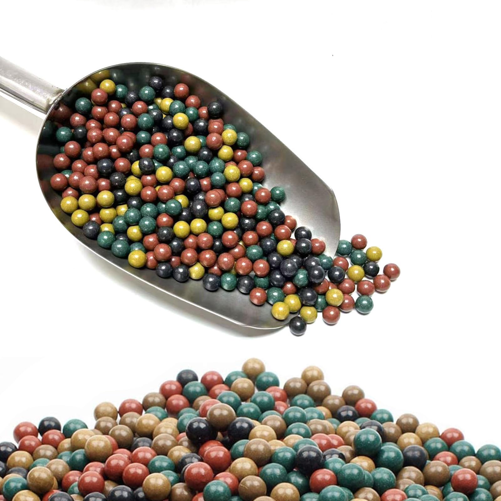 9mm Sfere per Fionda, Palla di Argilla dura, Sfere di Argilla Biodegradabili, Ecologiche Argilla Palline per Allenamento con la Fionda, 500g